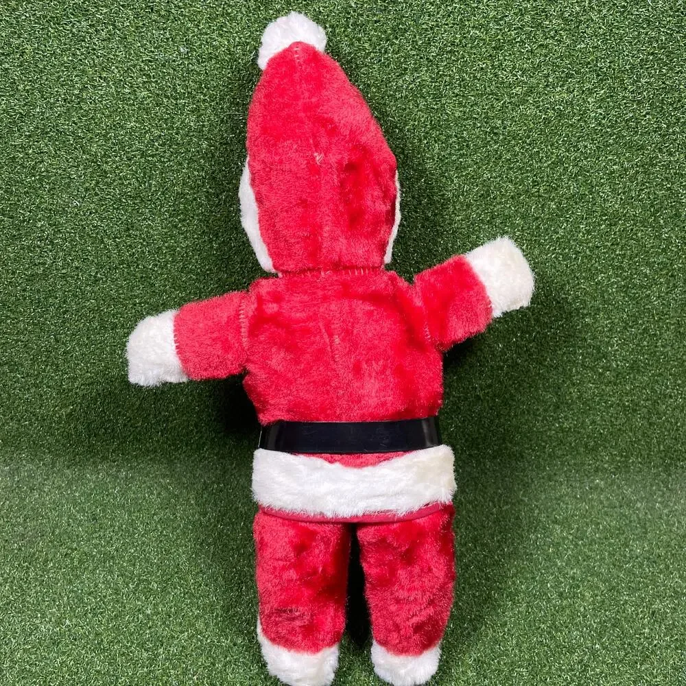 Vintage Mid Century Plush Santa Claus Doll Christmas Holiday Decor 15